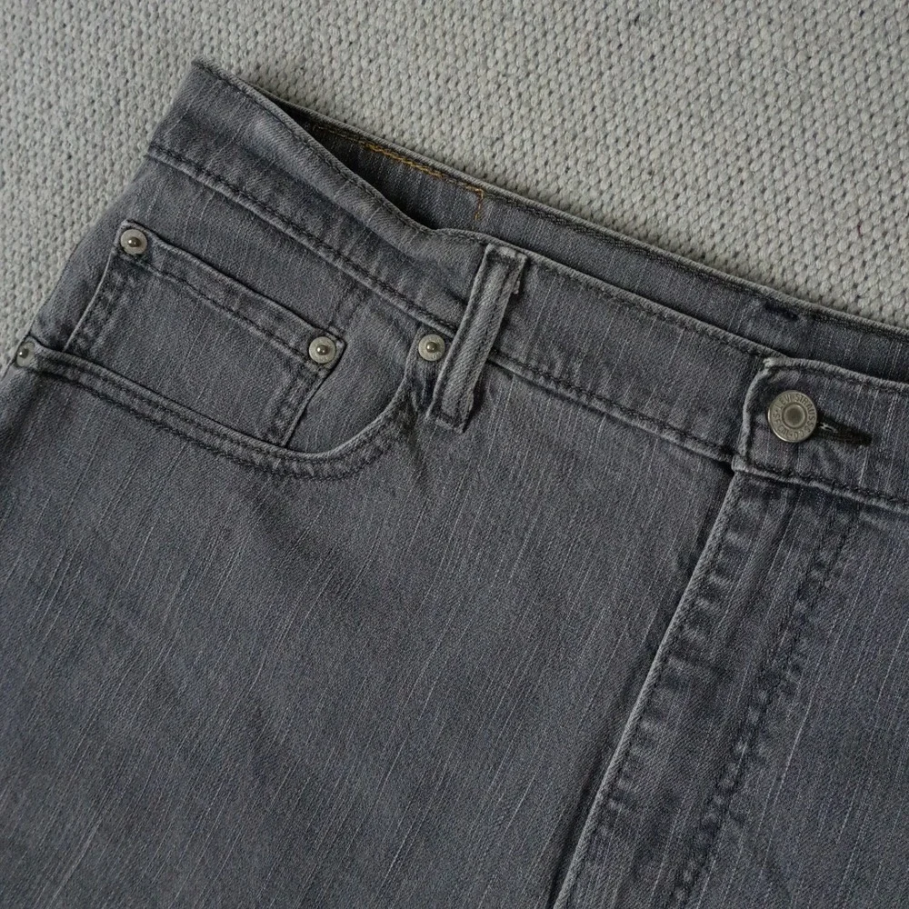 Levi's 569 Denim Shorts Mens 36 Charcoal Grey Loose Straight Fit Jean Shorts‎
